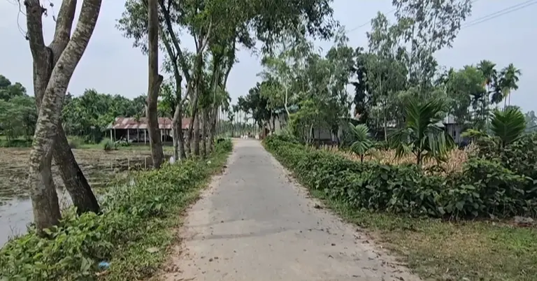অধুনালুপ্ত ছিটমহলের একটি দৃশ্য